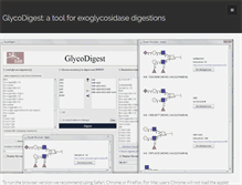 Tablet Screenshot of glycodigest.org